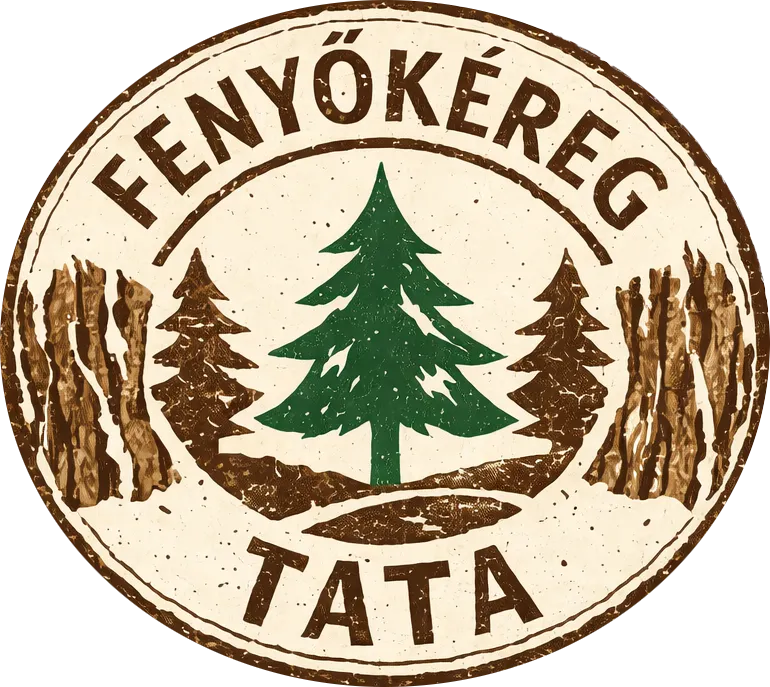 Fenyőkéreg Tata Logó